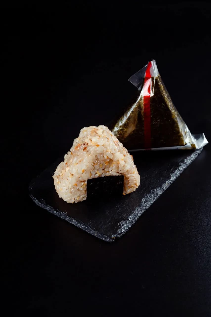 Onigiri with eel