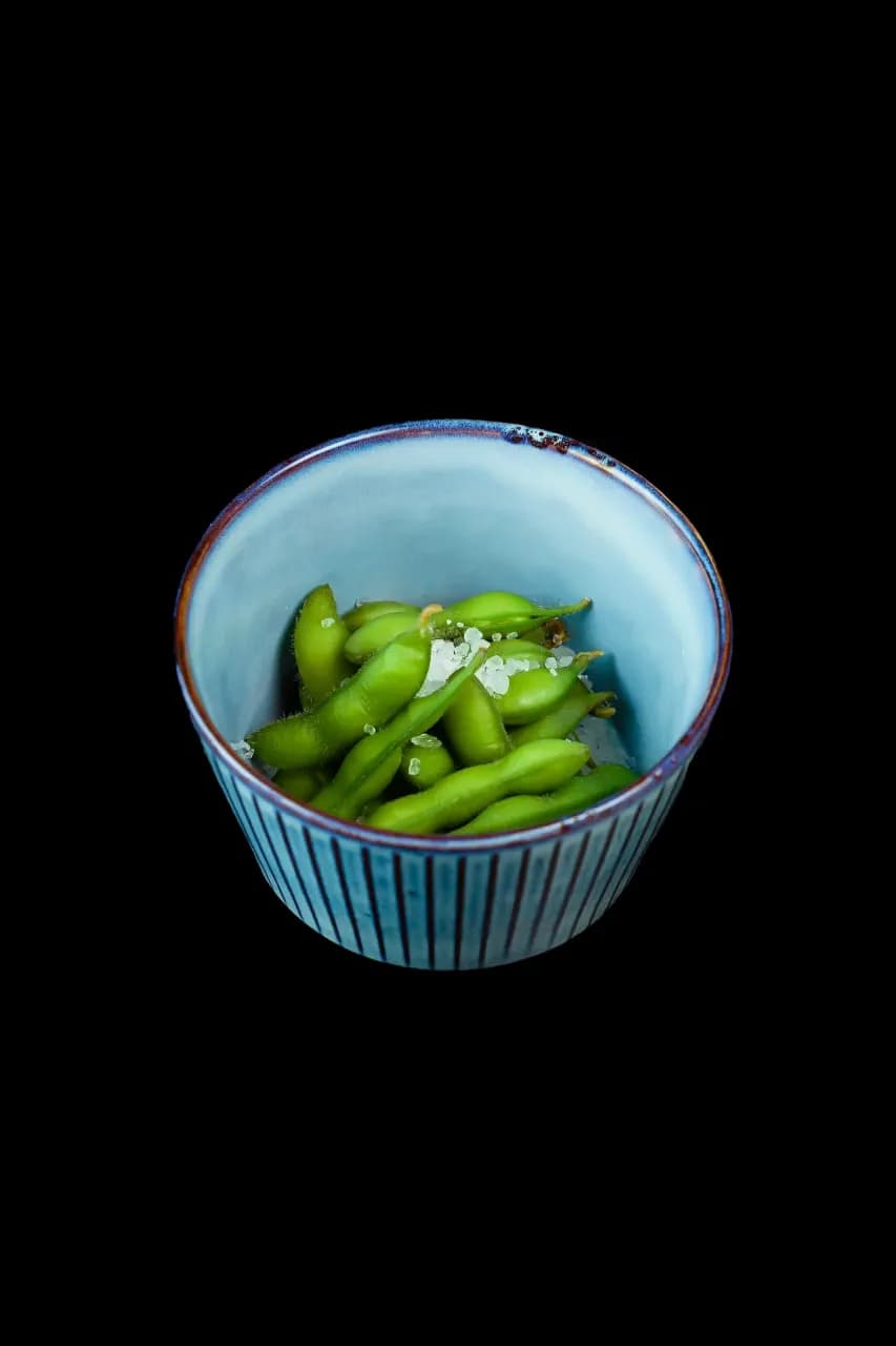 Edamame beans with sea salt