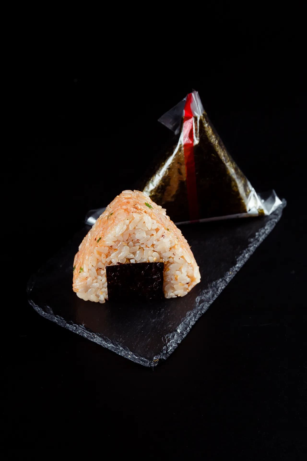 Onigiri with perch