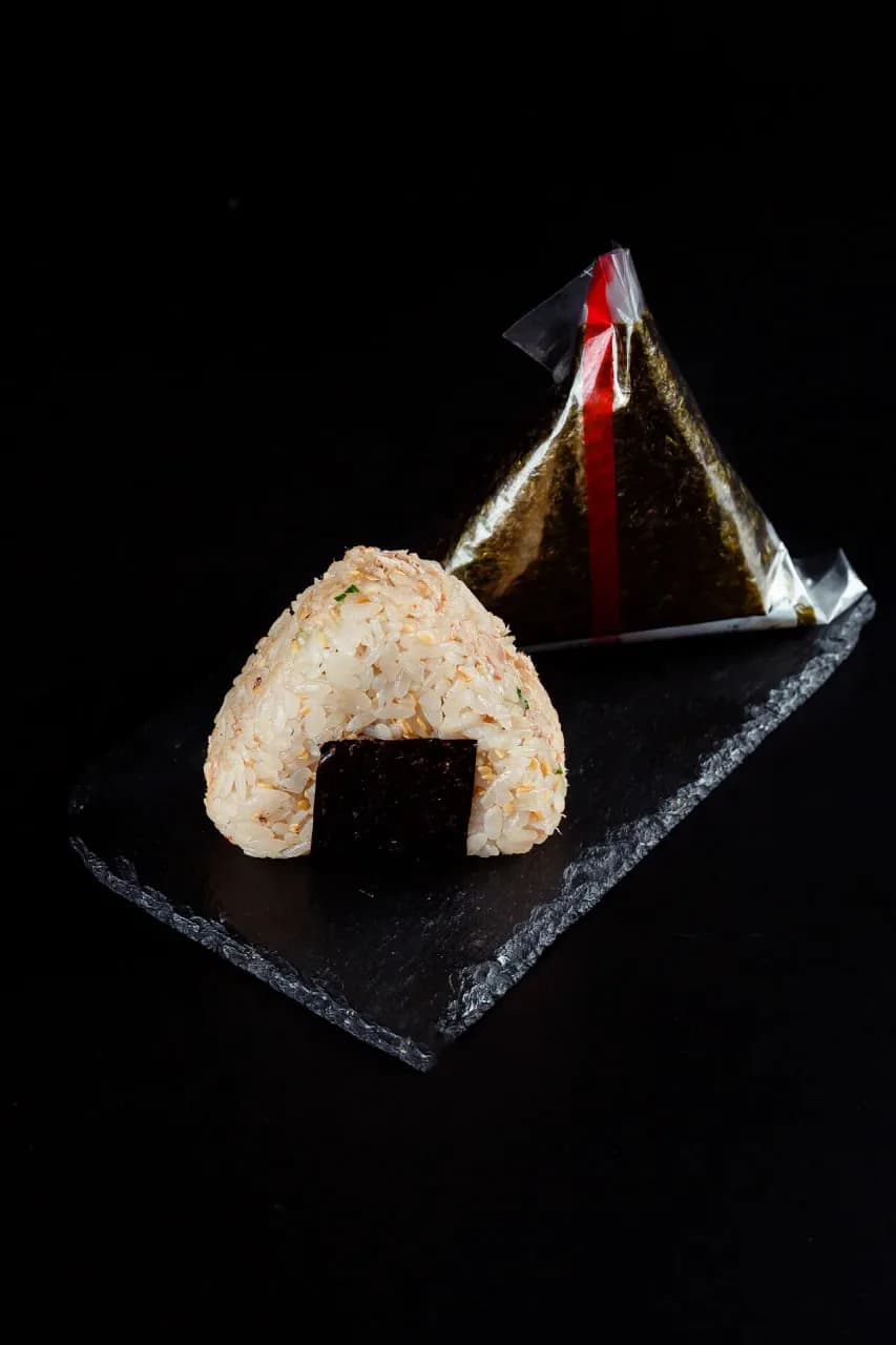 Onigiri with canned tuna